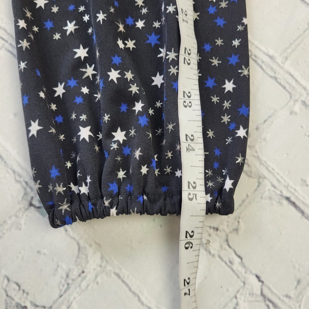 ✅ MICHAEL Michael Kors Womens Plus Metallic Star Print Party Dress size L - Picture 11 of 14